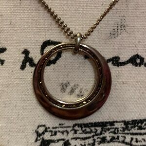 Liz Claiborne Goldtone necklace NWT